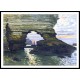 La Porte d`Amount Etretat 1873, A New Print Of a Painting By Adolphe Monet